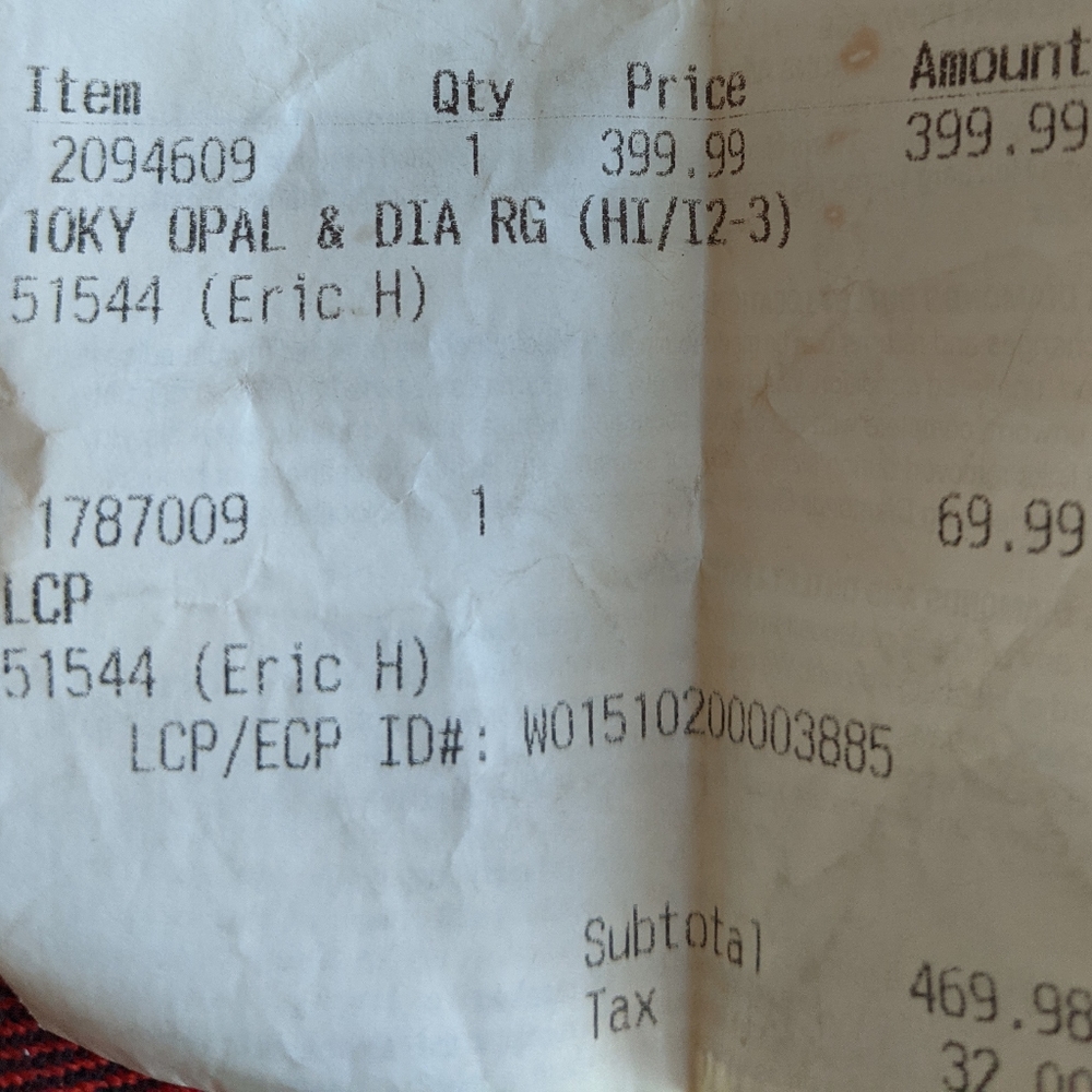 Stunning Authentic Opal Ring - image 6